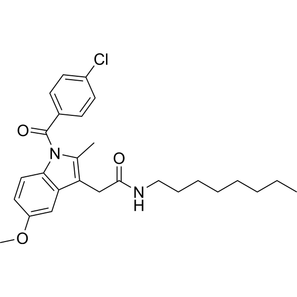 Indomethacin N-octyl amide 282728-65-8